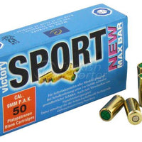 VICTORY SPORT BLANK CARTRIDGES 9X22MM P.A.K - 50's - NeonSales {{ shop.shopifyCountryName }}