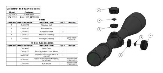 VORTEX CROSSFIRE II 4-12X44 BDC SCOPE - NeonSales {{ shop.shopifyCountryName }}