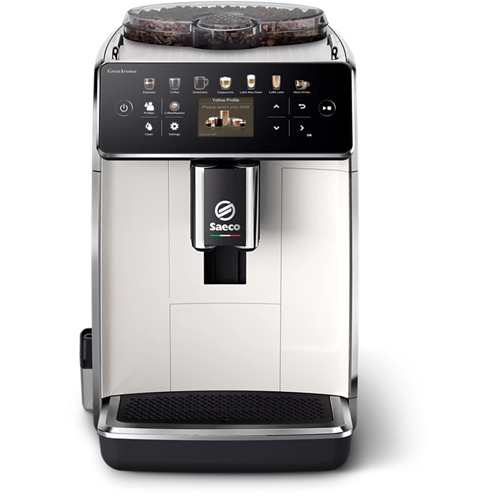 SAECO GRANAROMA SM6580 ESPRESSO MACHINE-WHITE - NeonSales {{ shop.shopifyCountryName }}