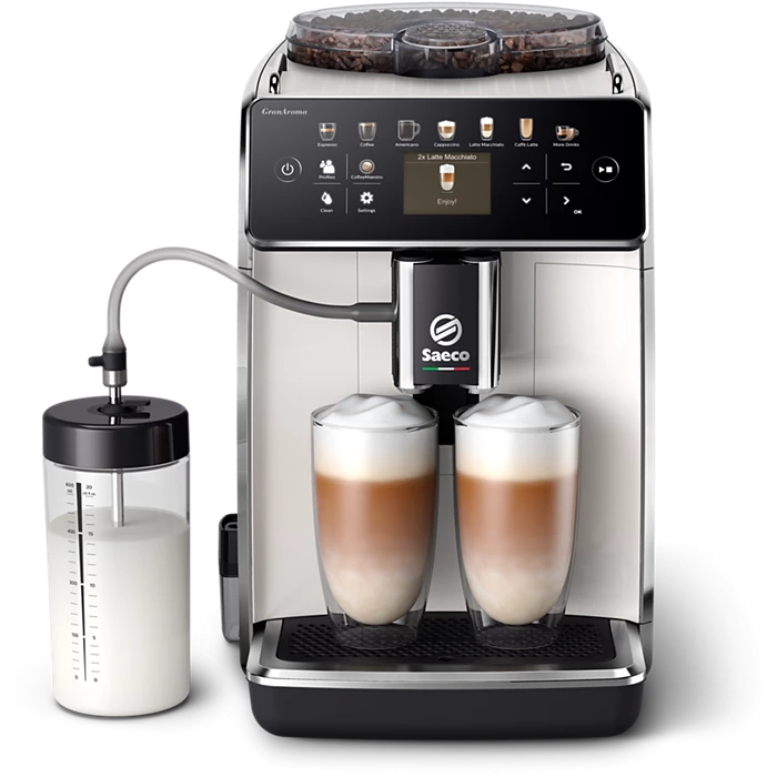 SAECO GRANAROMA SM6580 ESPRESSO MACHINE-WHITE - NeonSales {{ shop.shopifyCountryName }}