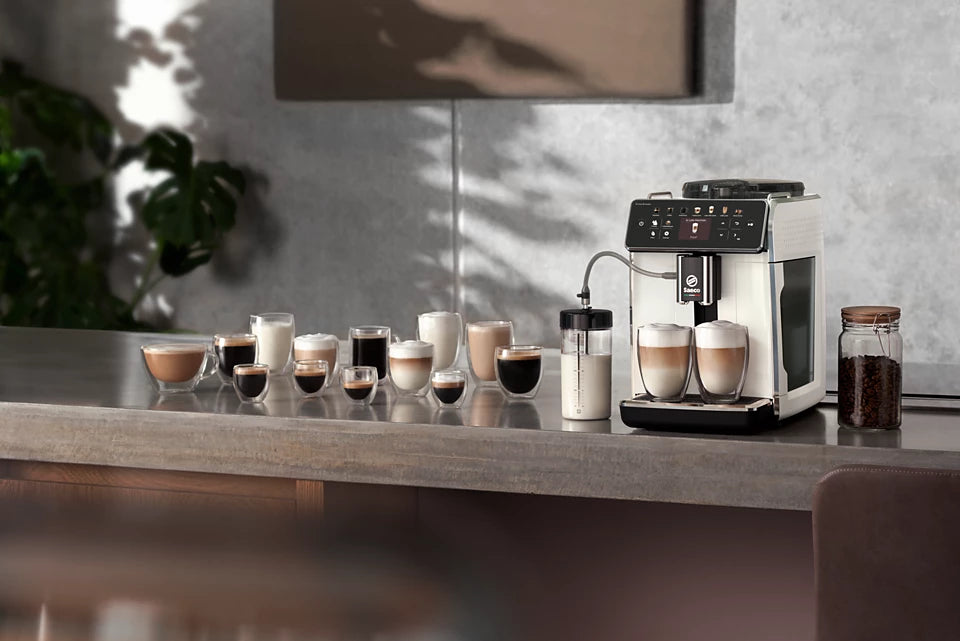SAECO GRANAROMA SM6580 ESPRESSO MACHINE-WHITE - NeonSales {{ shop.shopifyCountryName }}