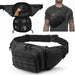 JB-103 black tactical waist pack