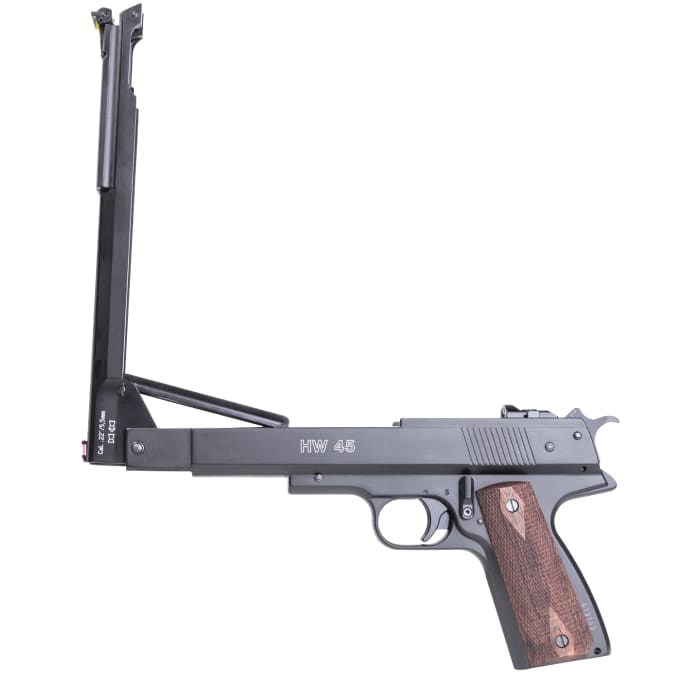 WEIHRAUCH HW45 SPRING PISTON TARGET PISTOL 4.5MM - NeonSales {{ shop.shopifyCountryName }}