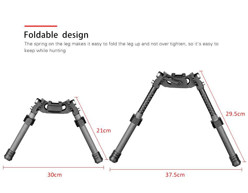 WIDE STANCE CABON FIBRE LEG BIPOD W/ TENSION BAR - NeonSales South Africa