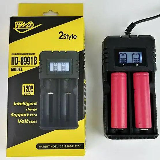 WLW DUAL BAY BATTERY CHARGER FOR LI-ION BATTERIES - NeonSales {{ shop.shopifyCountryName }}