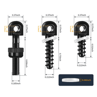 WOODEN & SYNTH RIFLE STOCK SWIVEL STUD SET - NeonSales {{ shop.shopifyCountryName }}