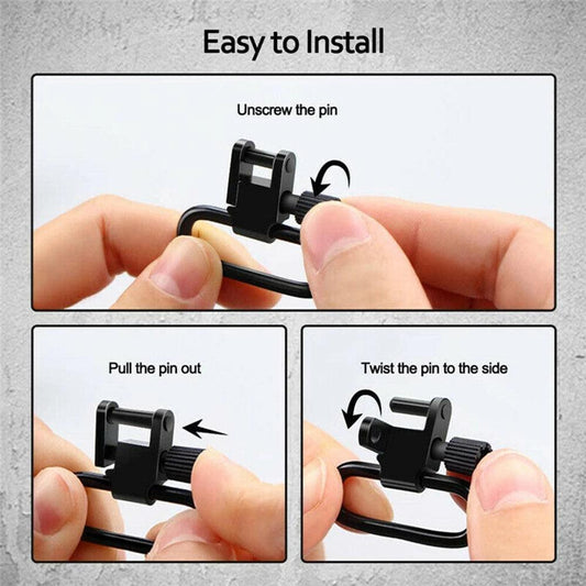 WOODEN & SYNTH RIFLE STOCK SWIVEL STUD SET - NeonSales {{ shop.shopifyCountryName }}