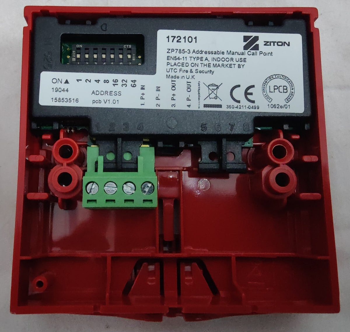 Ziton ZP785-3 172101 genuine rear reference photo; not NeonSales actual stock