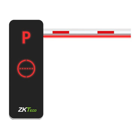 ZKTeco BG1060L parking barrier with 6 metre telescopic boom