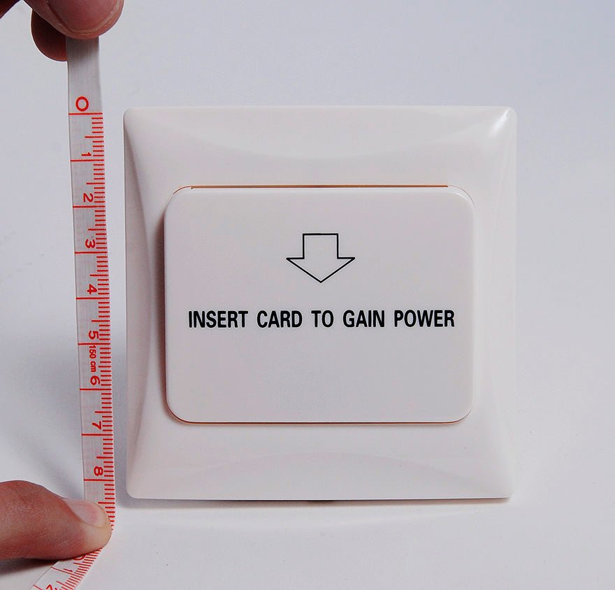 ZKTeco hotel energy saving card switch size reference