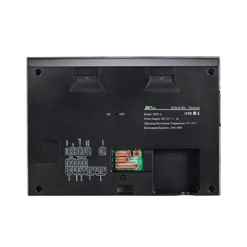 ZKTeco IN05-A fingerprint terminal rear panel