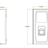 ZKTECO MA300BT BLUETOOTH FINGERPRINT READER - IP65 - NeonSales {{ shop.shopifyCountryName }}