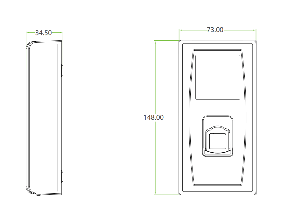 ZKTECO MA300BT BLUETOOTH FINGERPRINT READER - IP65 - NeonSales {{ shop.shopifyCountryName }}