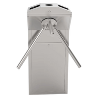 ZKTeco TS1022 Pro tripod turnstile with fingerprint and RFID reader
