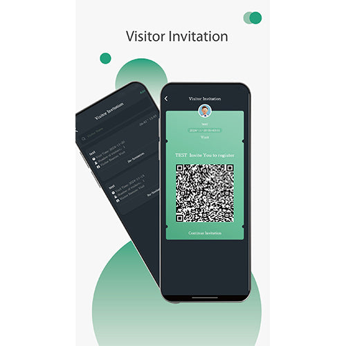 ZKTeco ZKBio Zexus visitor invitation interface