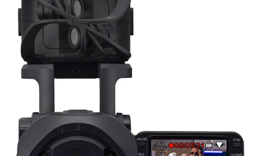Zoom Q8n-4K handy video recorder front view