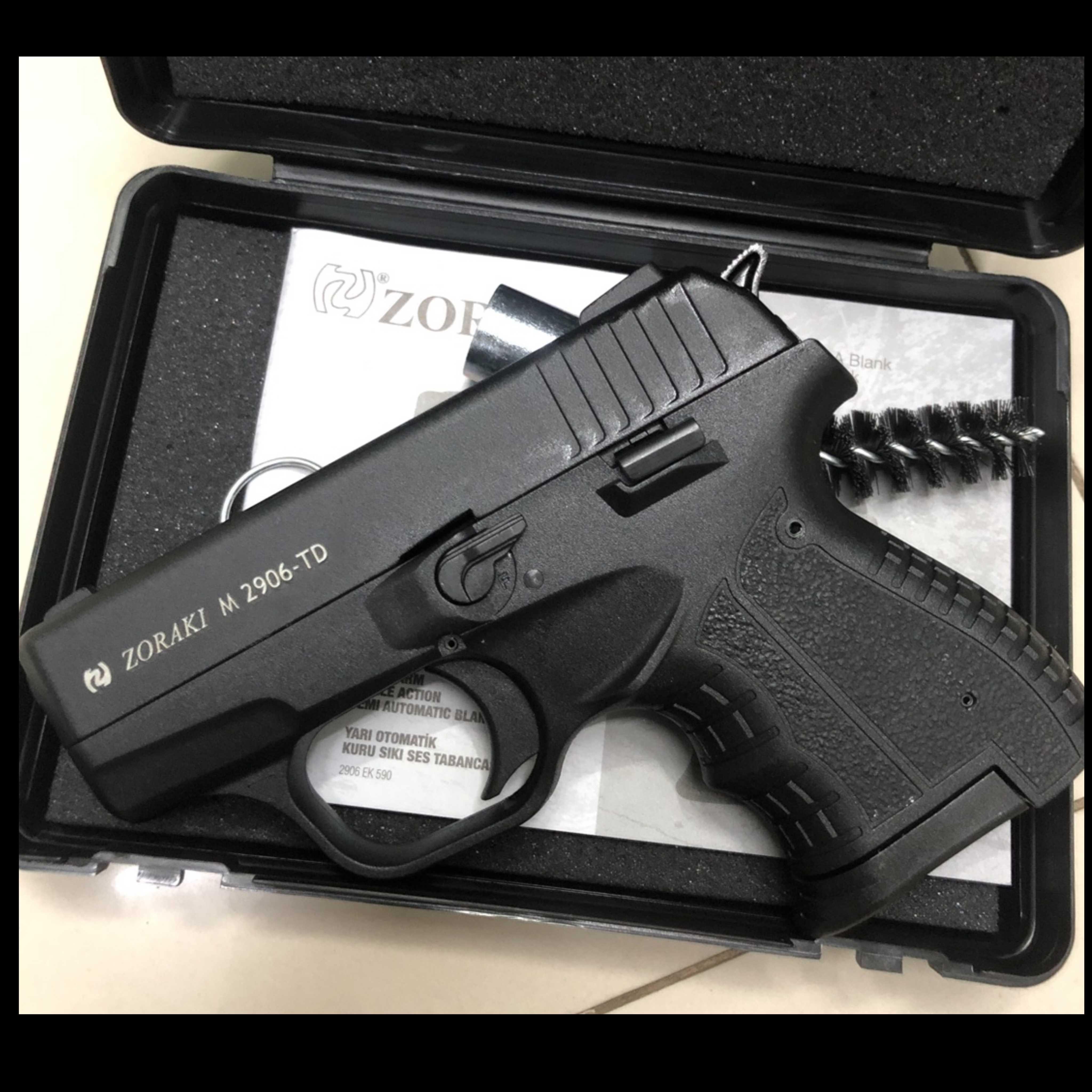 ZORAKI 2906-TD SUBCOMPACT BLANK GUN - BLACK - NeonSales {{ shop.shopifyCountryName }}