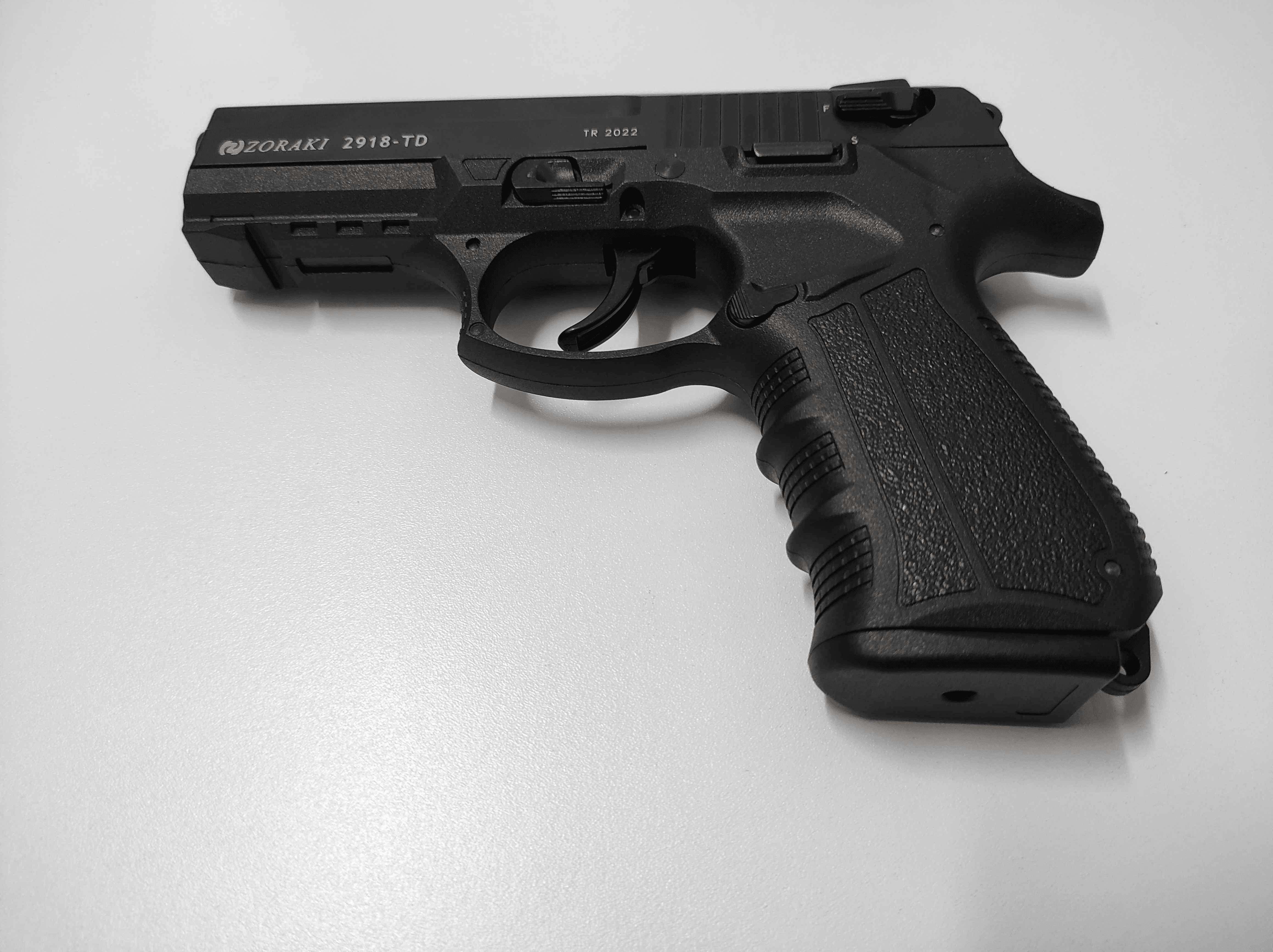 ZORAKI 2918 TD BLANK GUN - ALL BLACK - NeonSales {{ shop.shopifyCountryName }}