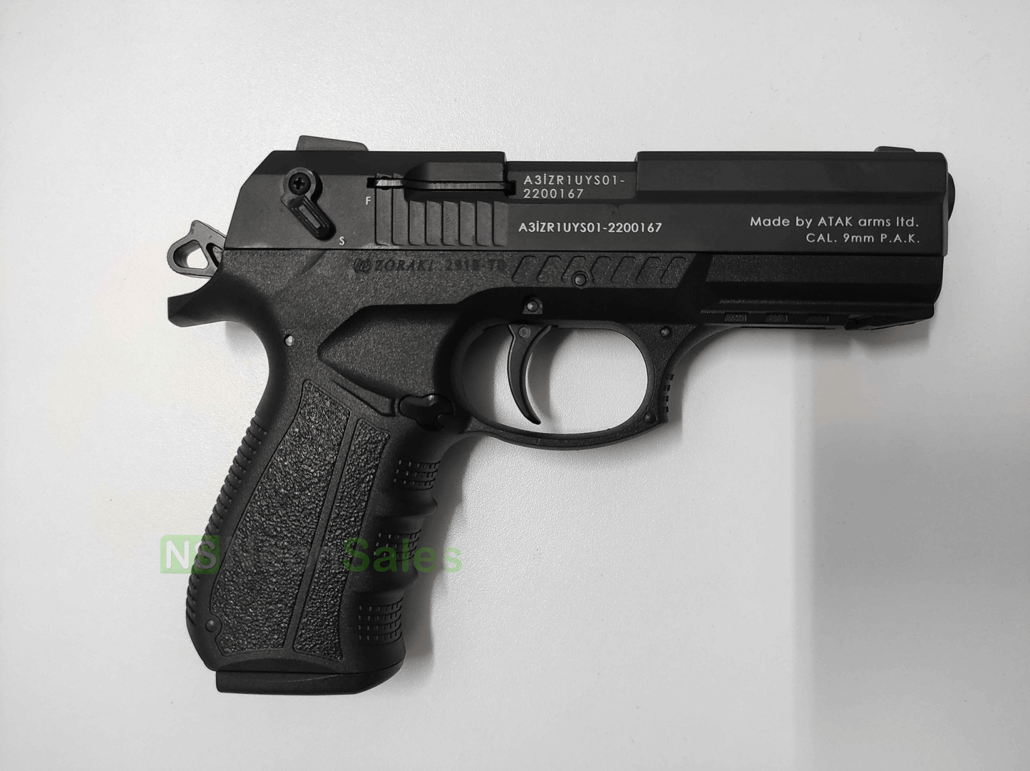 ZORAKI 2918 TD BLANK GUN - ALL BLACK - NeonSales {{ shop.shopifyCountryName }}