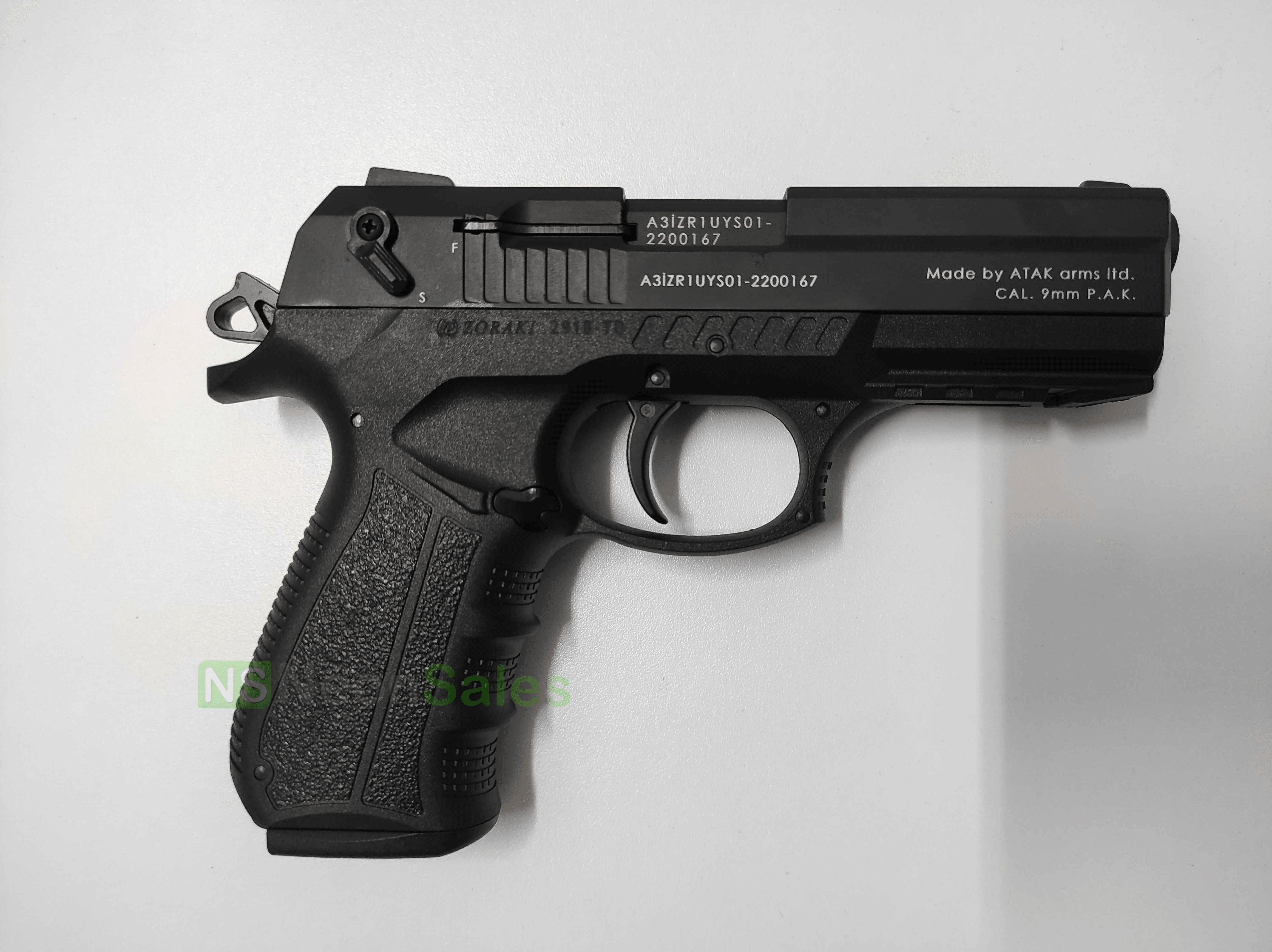 ZORAKI 2918 TD BLANK GUN - ALL BLACK - NeonSales {{ shop.shopifyCountryName }}