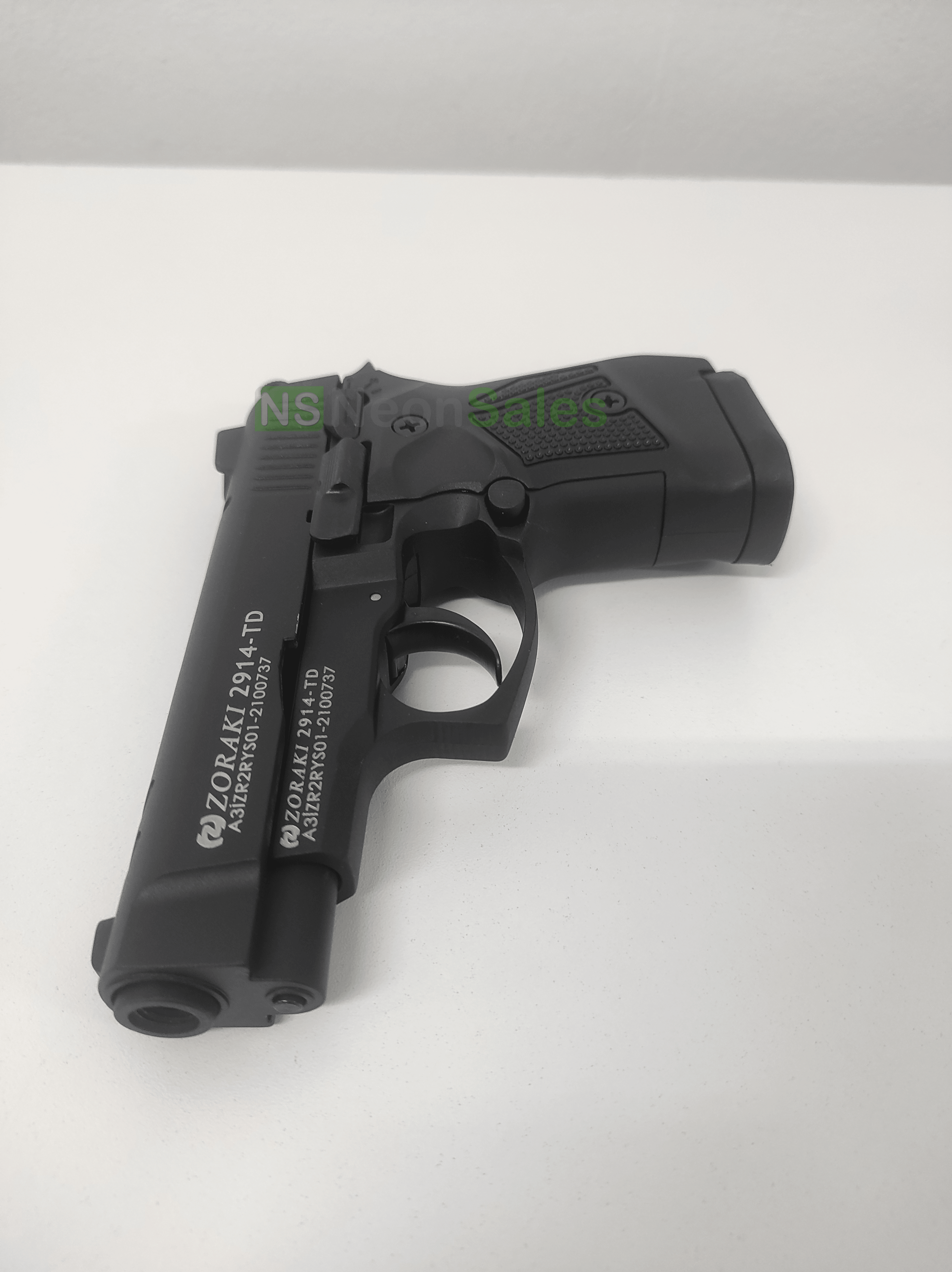 ZORAKI MOD 2914-TD BLANK GUN - BLACK - NeonSales {{ shop.shopifyCountryName }}