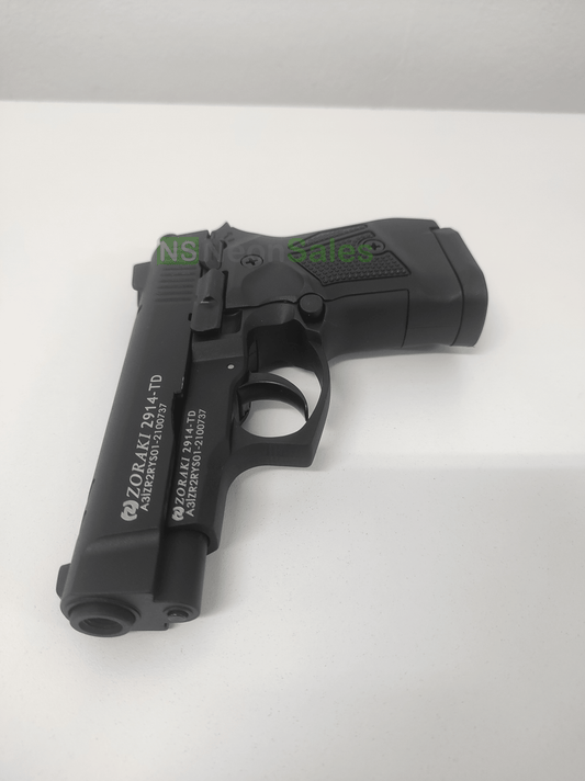 ZORAKI MOD 2914-TD BLANK GUN - BLACK - NeonSales {{ shop.shopifyCountryName }}