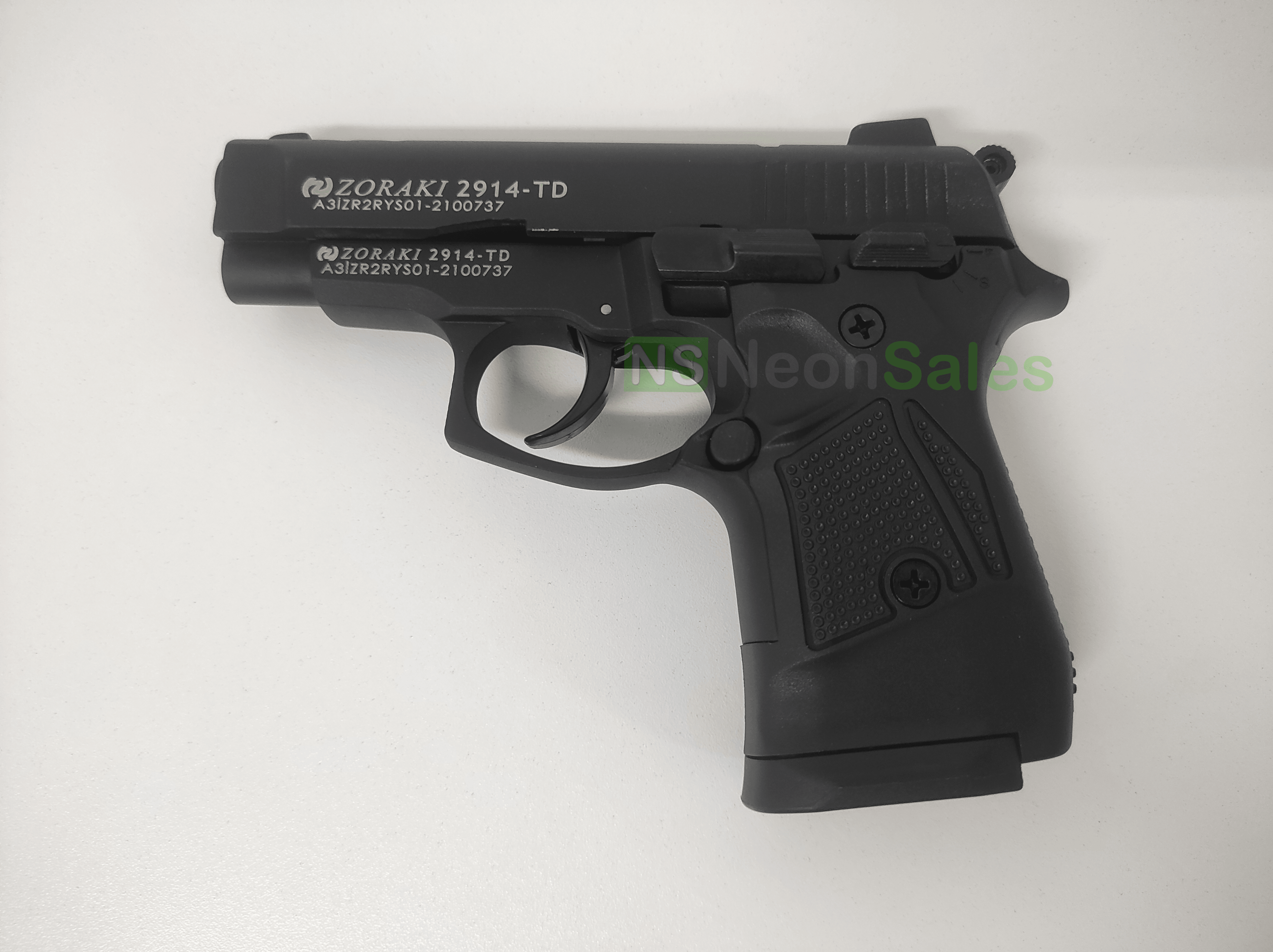 ZORAKI MOD 2914-TD BLANK GUN - BLACK - NeonSales South Africa