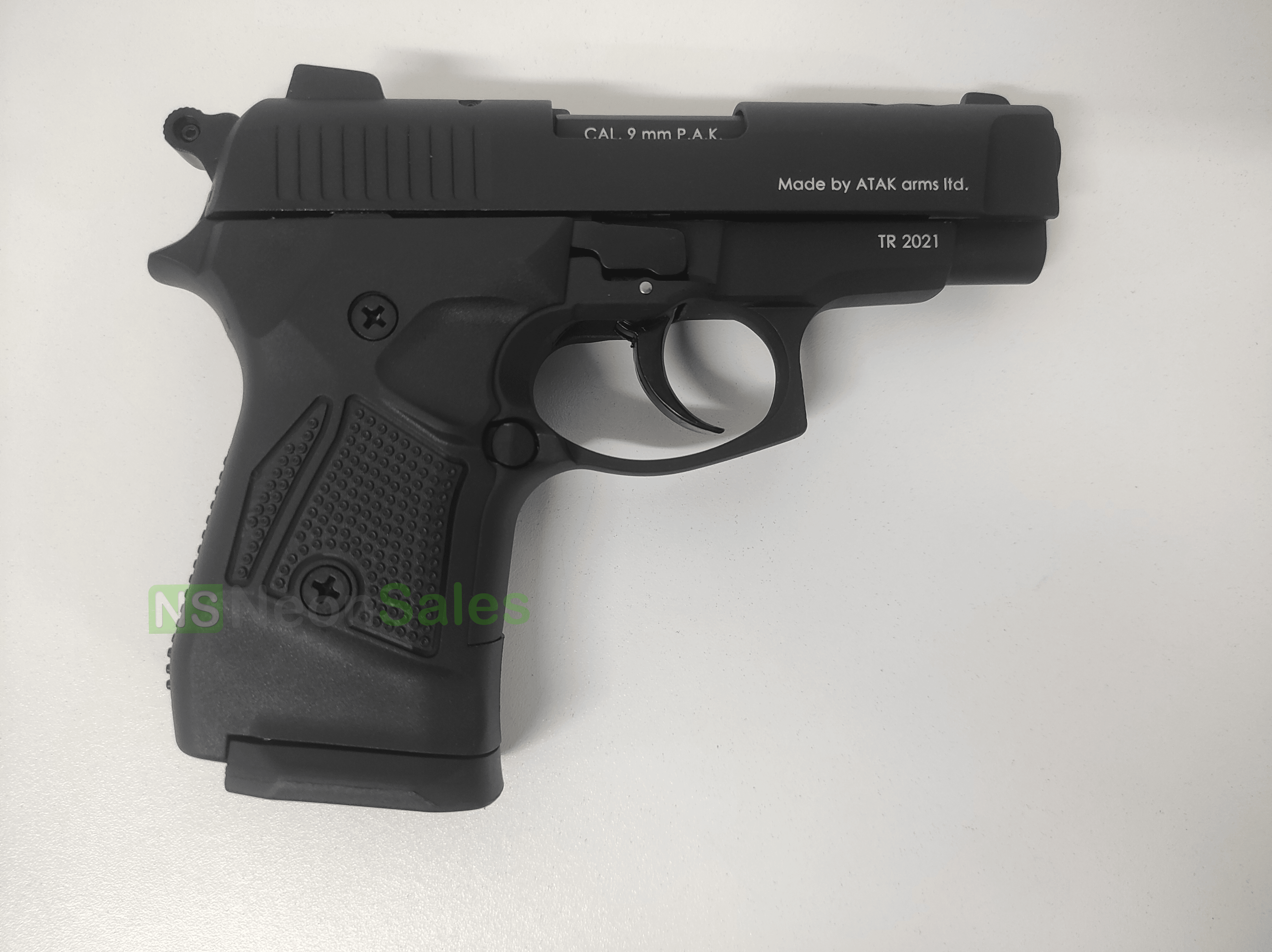 ZORAKI MOD 2914-TD BLANK GUN - BLACK - NeonSales South Africa