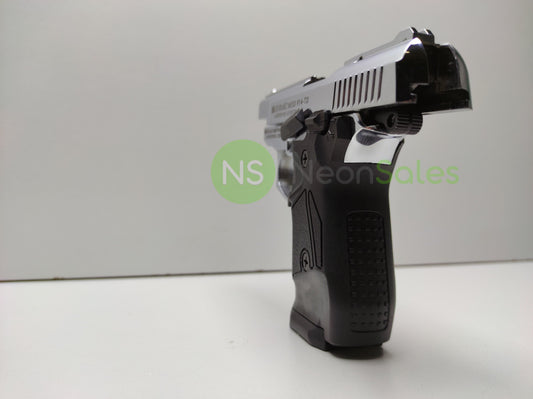 ZORAKI MOD 914-TD BLANK GUN- S/CHROME V+ 10 BLANKS - NeonSales {{ shop.shopifyCountryName }}