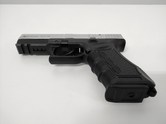 ZORAKI MOD 917-TD BLANK GUN - SATIN CHROME D/T - NeonSales {{ shop.shopifyCountryName }}