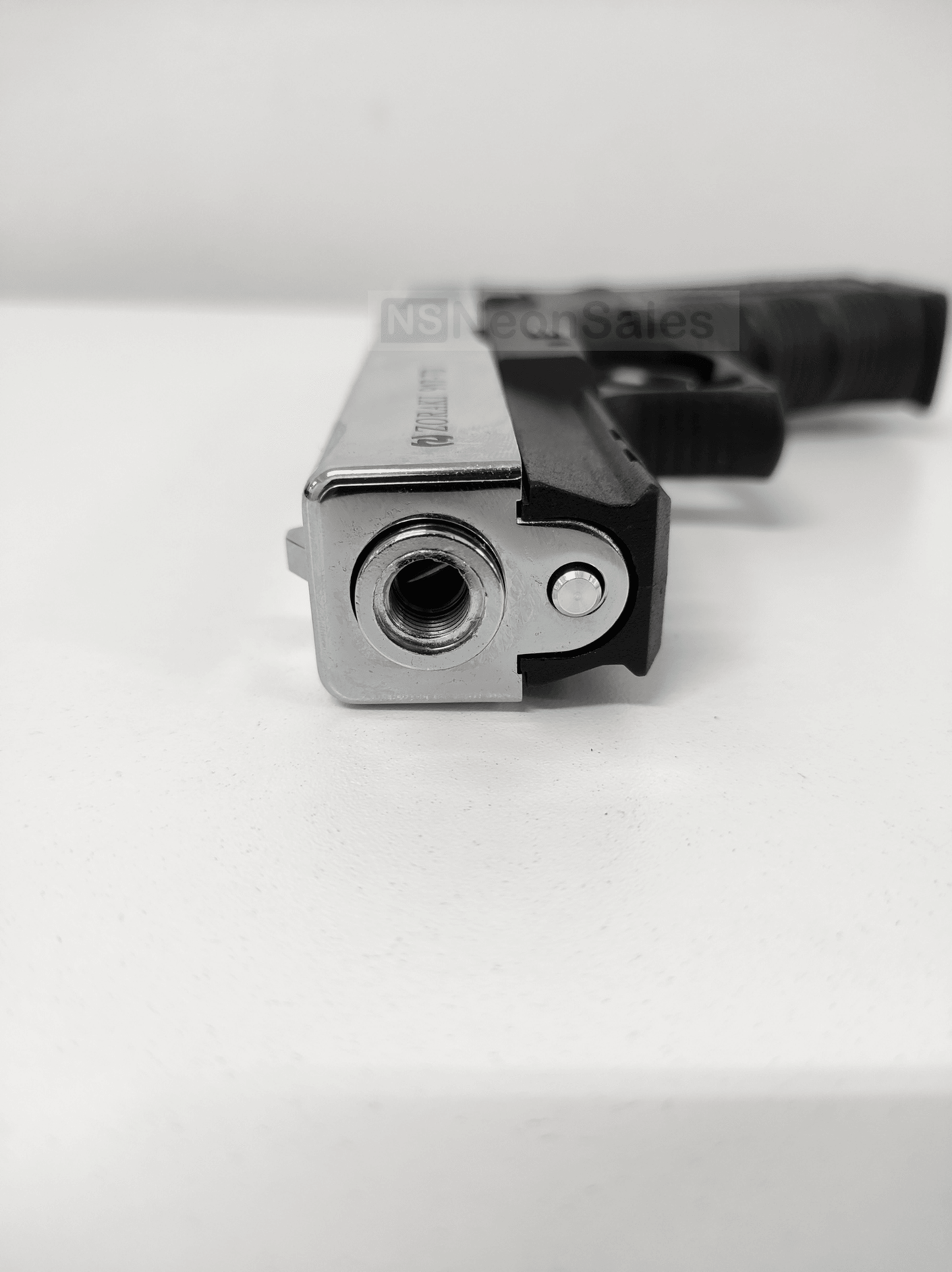 ZORAKI MOD 917-TD BLANK GUN - SATIN CHROME D/T - NeonSales {{ shop.shopifyCountryName }}