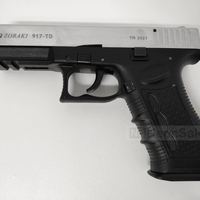 ZORAKI MOD 917-TD BLANK GUN - SATIN CHROME D/T - NeonSales {{ shop.shopifyCountryName }}
