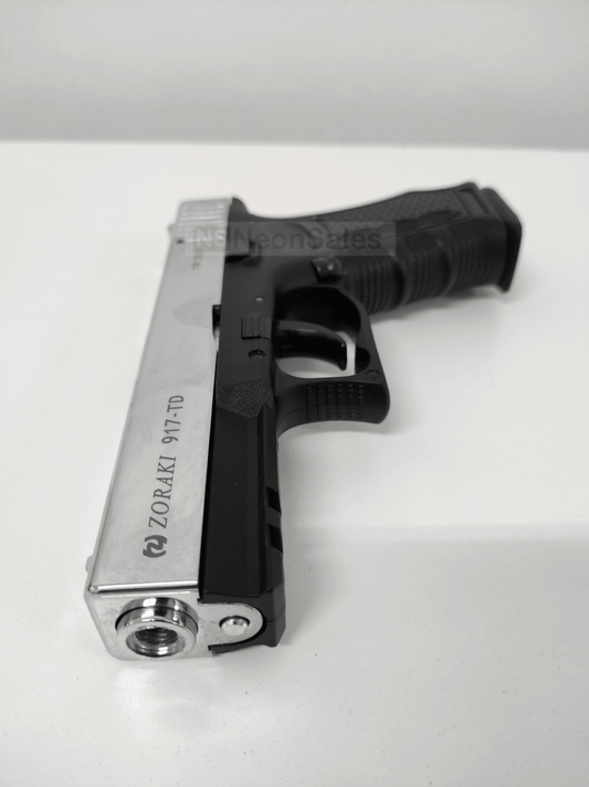 ZORAKI MOD 917-TD BLANK GUN - SATIN CHROME D/T - NeonSales {{ shop.shopifyCountryName }}