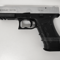 ZORAKI MOD 917-TD BLANK GUN - SATIN CHROME D/T - NeonSales {{ shop.shopifyCountryName }}