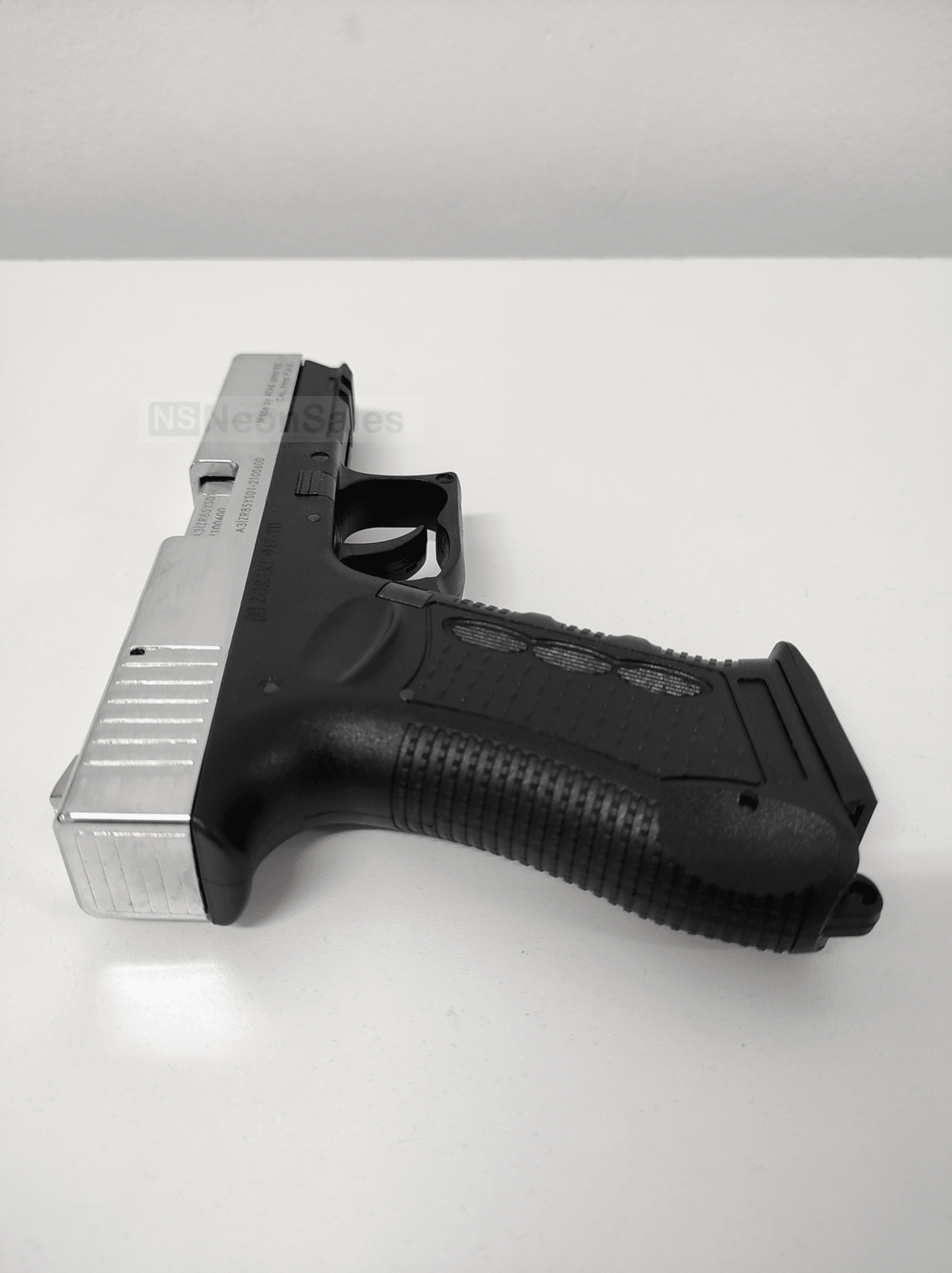 ZORAKI MOD 917-TD BLANK GUN - SATIN CHROME D/T - NeonSales {{ shop.shopifyCountryName }}