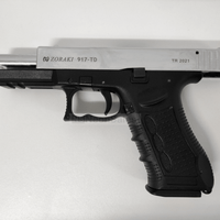 ZORAKI MOD 917-TD BLANK GUN - SATIN CHROME D/T - NeonSales {{ shop.shopifyCountryName }}