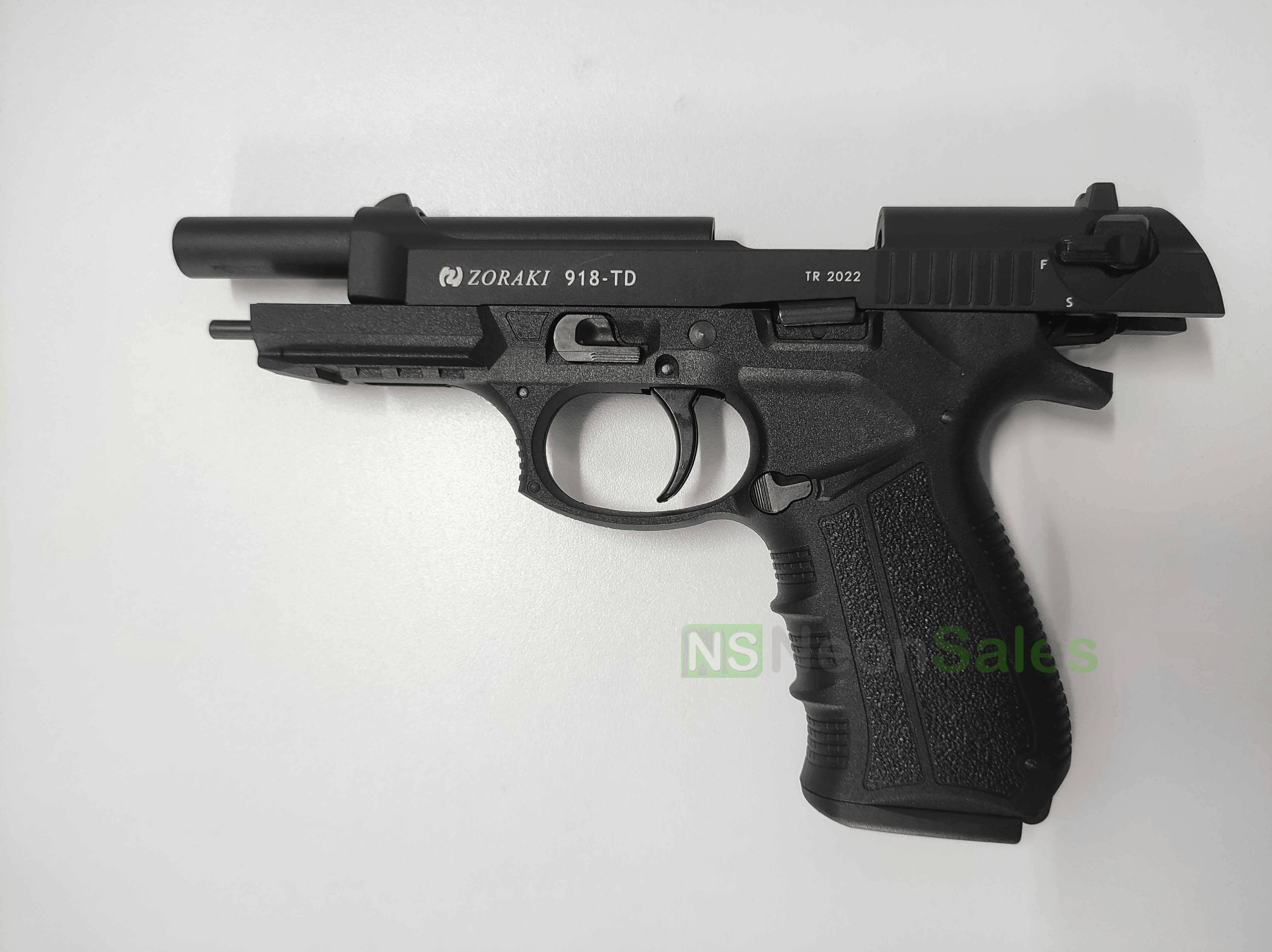ZORAKI MOD 918-TD BLANK GUN - ALL BLACK | NeonSales ZORAKI MOD 918-TD BLANK GUN - ALL BLACK | NeonSales