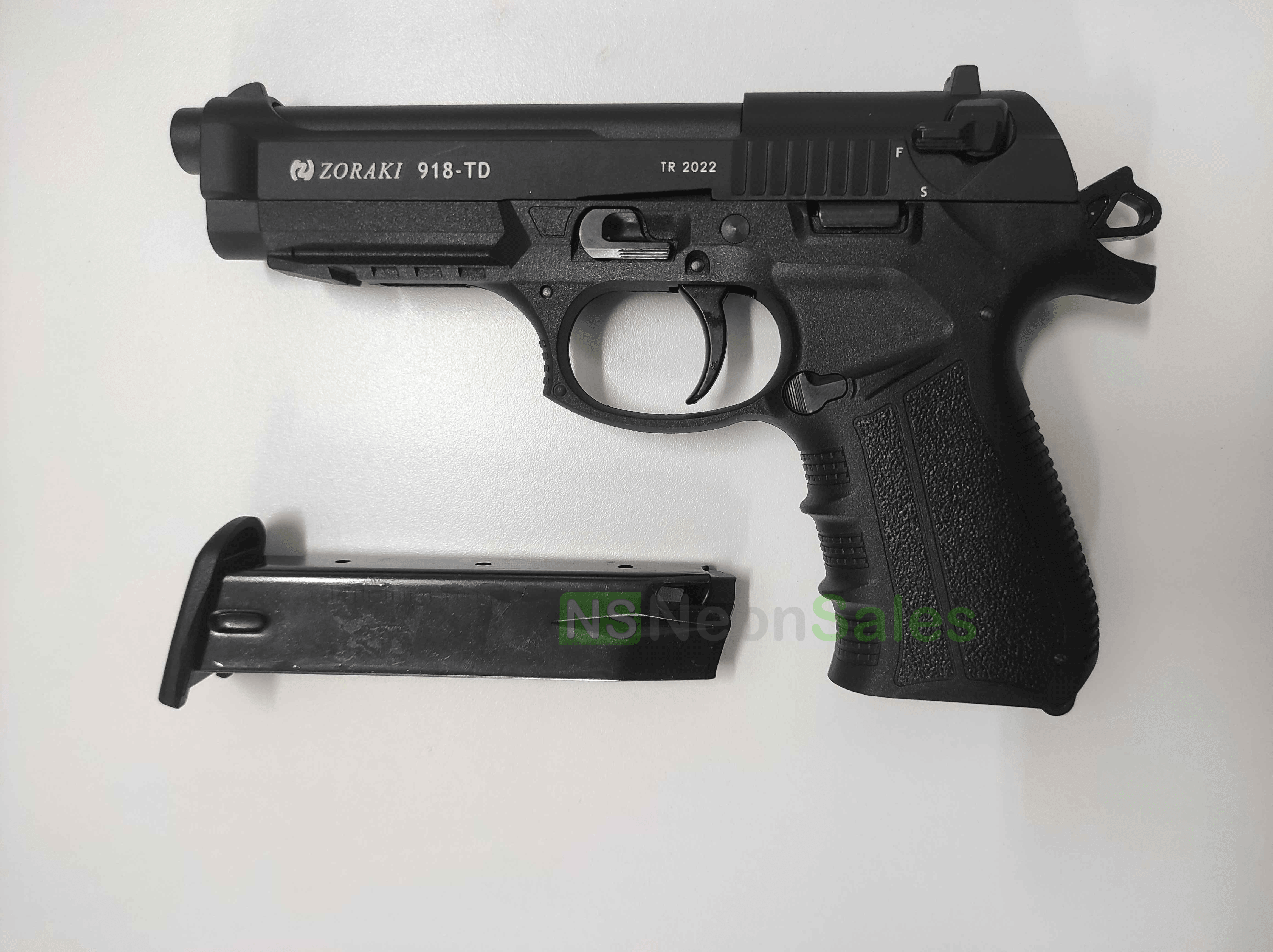 ZORAKI MOD 918-TD BLANK GUN - ALL BLACK - NeonSales South Africa