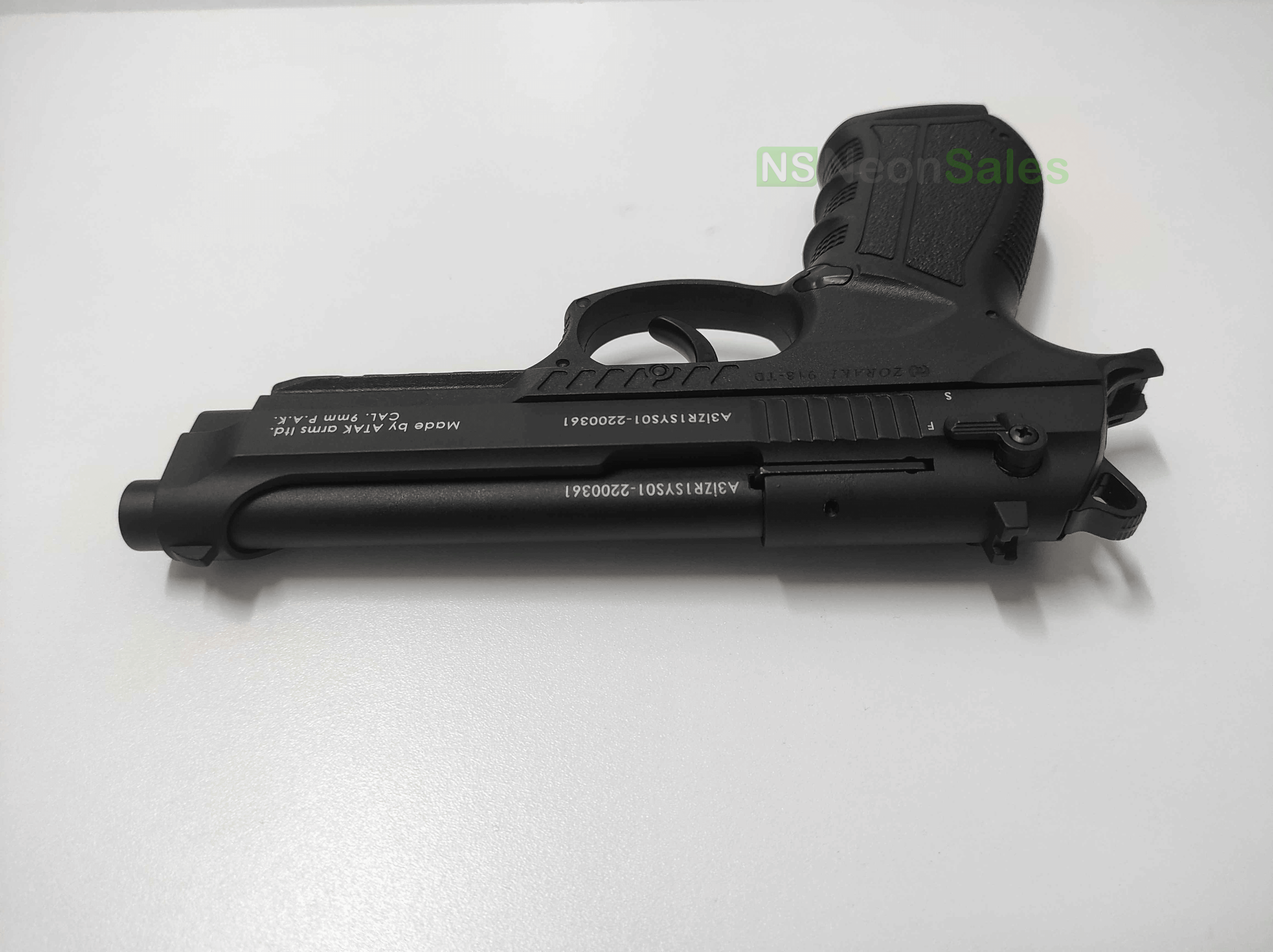 ZORAKI MOD 918-TD BLANK GUN - ALL BLACK - NeonSales South Africa