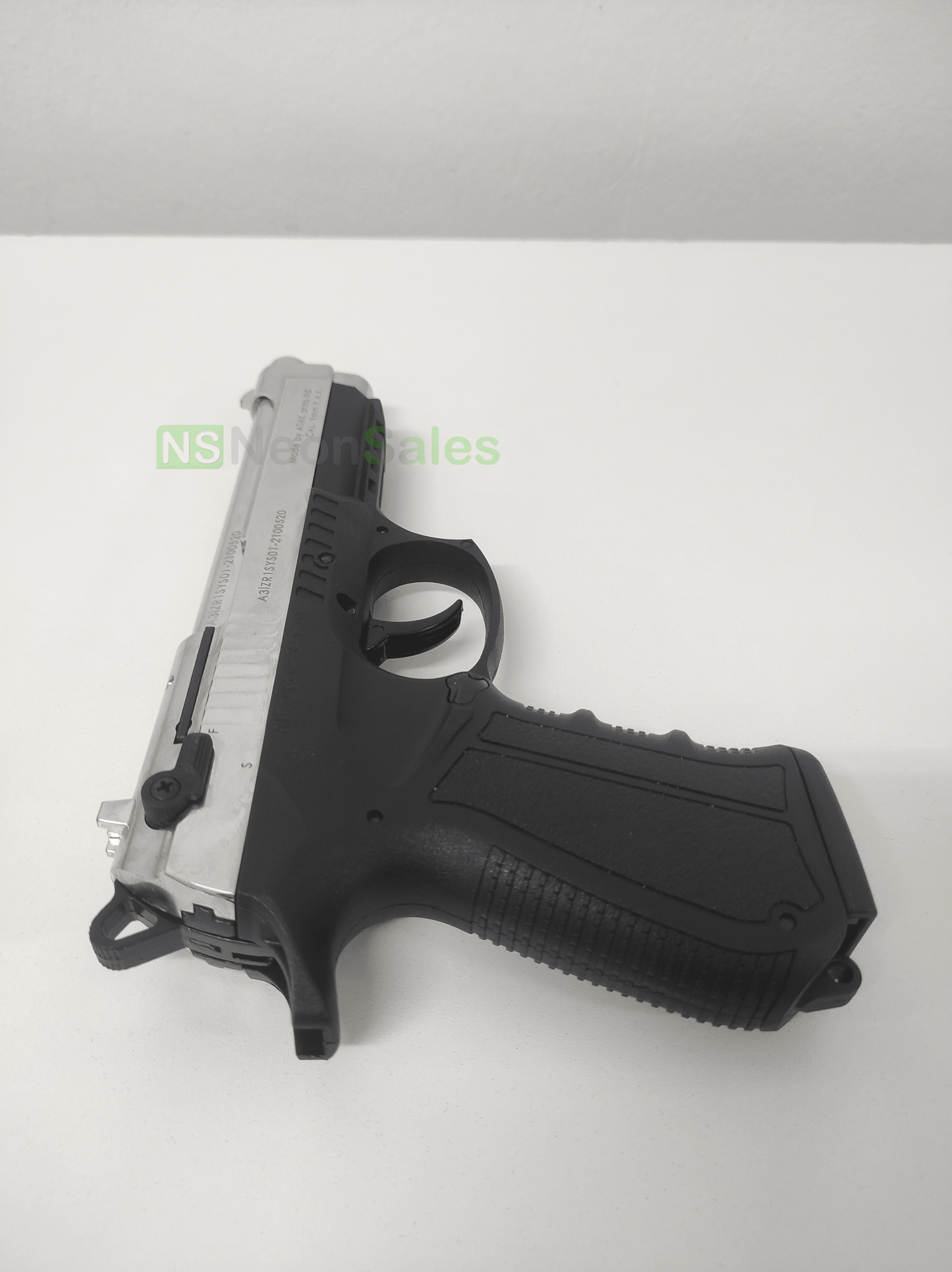 ZORAKI MOD 918-TD BLANK GUN - S/CHROME D/T - NeonSales {{ shop.shopifyCountryName }}