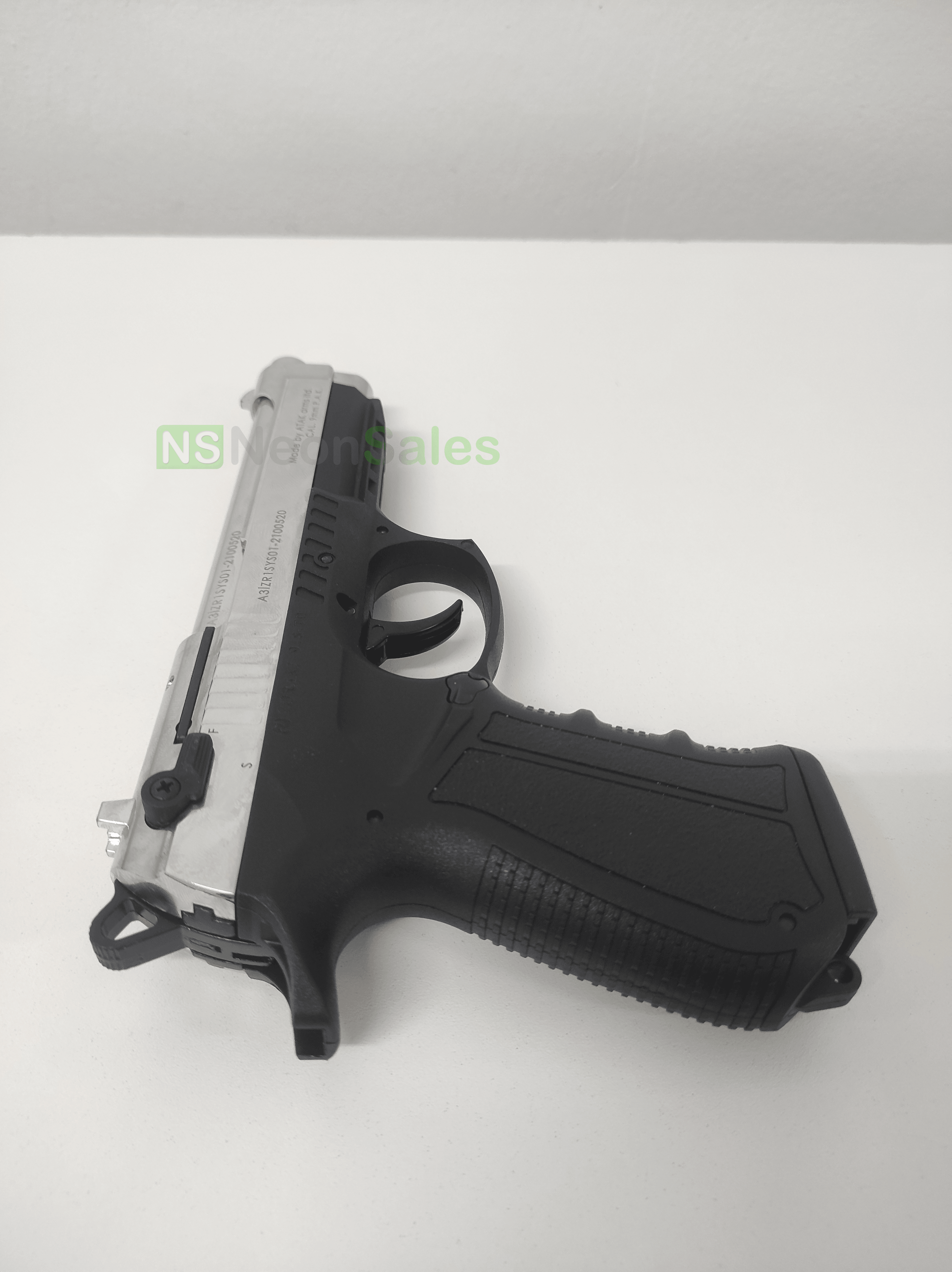 ZORAKI MOD 918-TD BLANK GUN - S/CHROME D/T - NeonSales {{ shop.shopifyCountryName }}