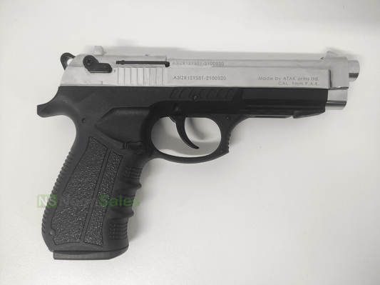 ZORAKI MOD 918-TD BLANK GUN - S/CHROME D/T - NeonSales {{ shop.shopifyCountryName }}
