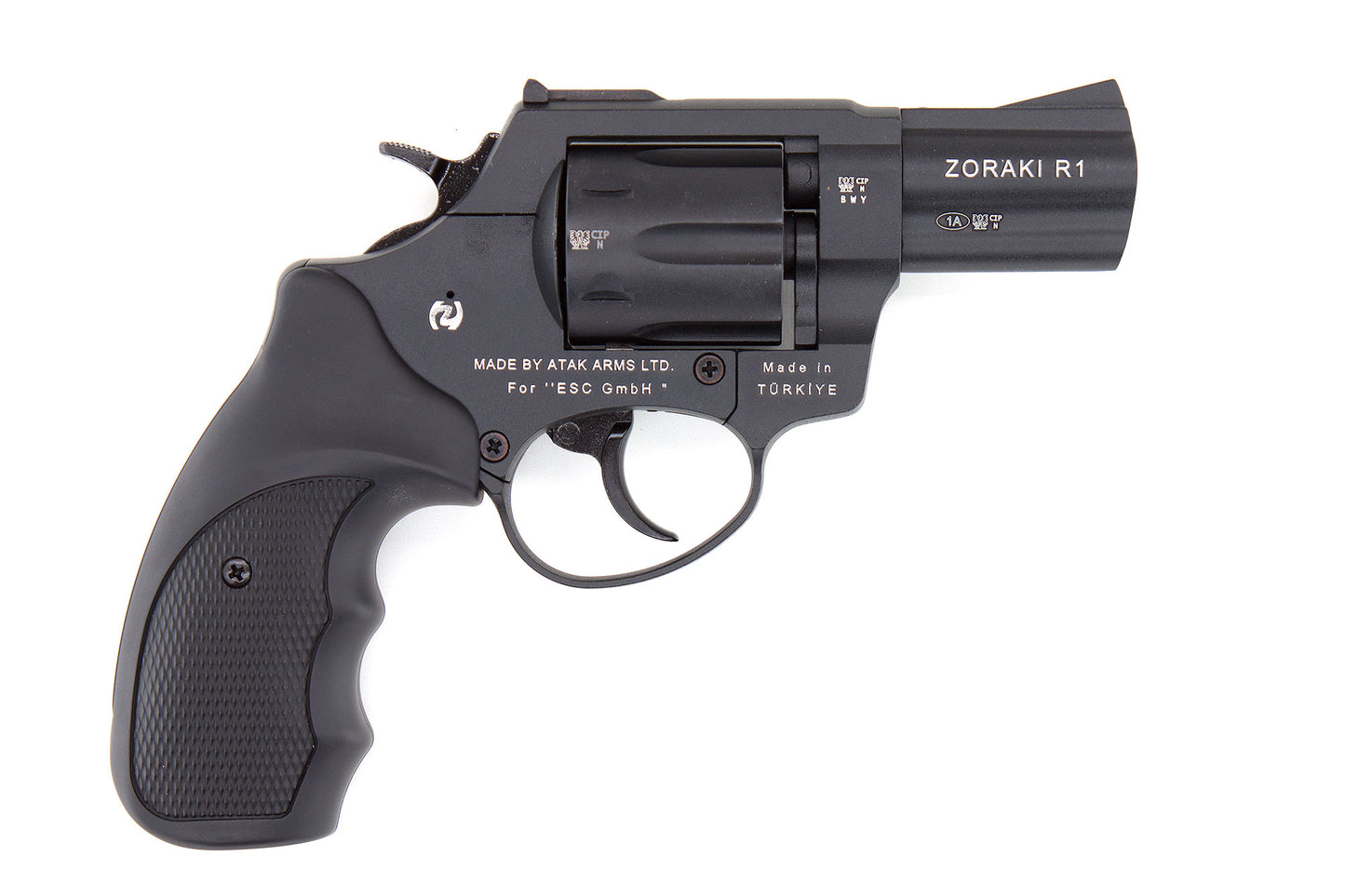ZORAKI R1-TD BLANK REVOLVER 2.5" - BLACK - NeonSales {{ shop.shopifyCountryName }}