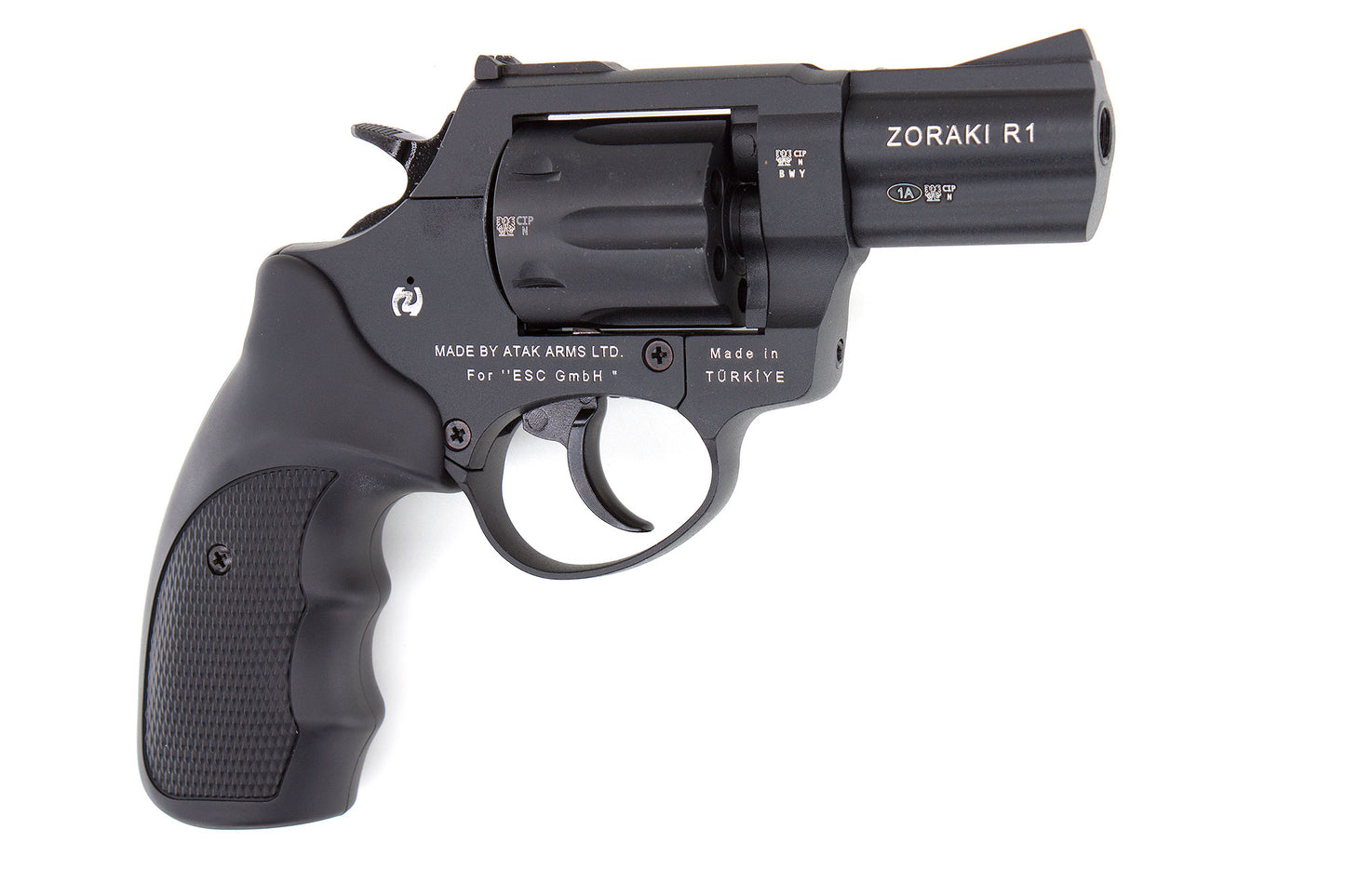 ZORAKI R1-TD BLANK REVOLVER 2.5" - BLACK - NeonSales {{ shop.shopifyCountryName }}