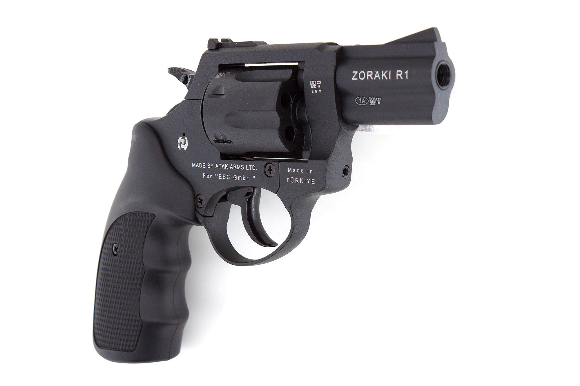 ZORAKI R1-TD BLANK REVOLVER 2.5" - BLACK - NeonSales {{ shop.shopifyCountryName }}