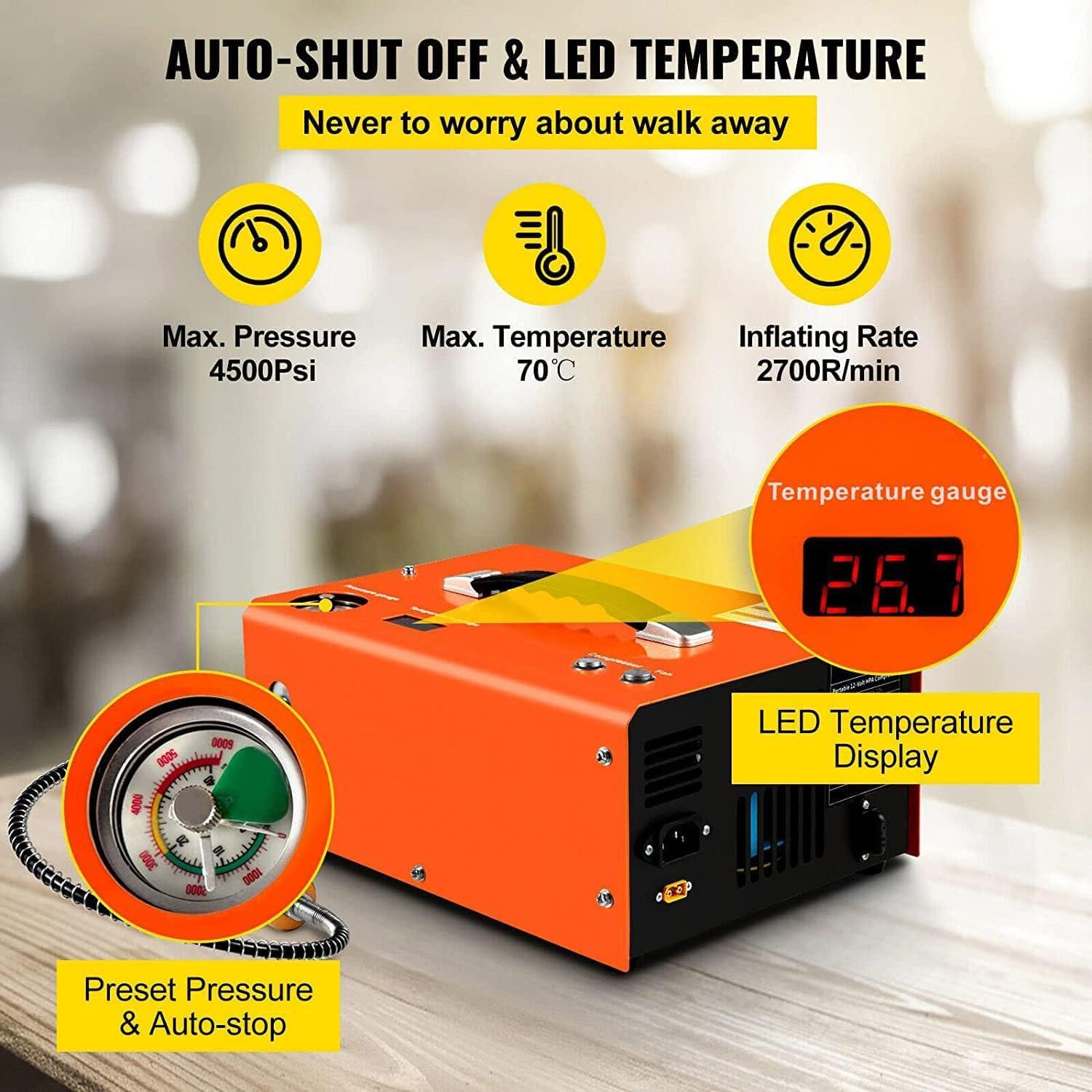 ZY® 12V / 240V COMPRESSOR (300 BAR) - AUTO SHUTOFF - NeonSales {{ shop.shopifyCountryName }}