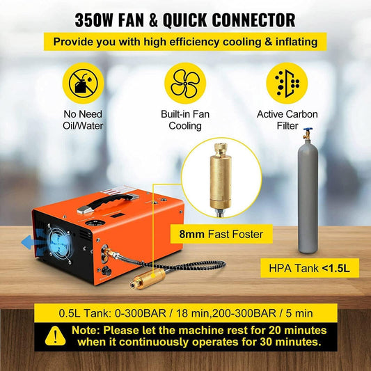 ZY® 12V / 240V COMPRESSOR (300 BAR) - AUTO SHUTOFF - NeonSales {{ shop.shopifyCountryName }}