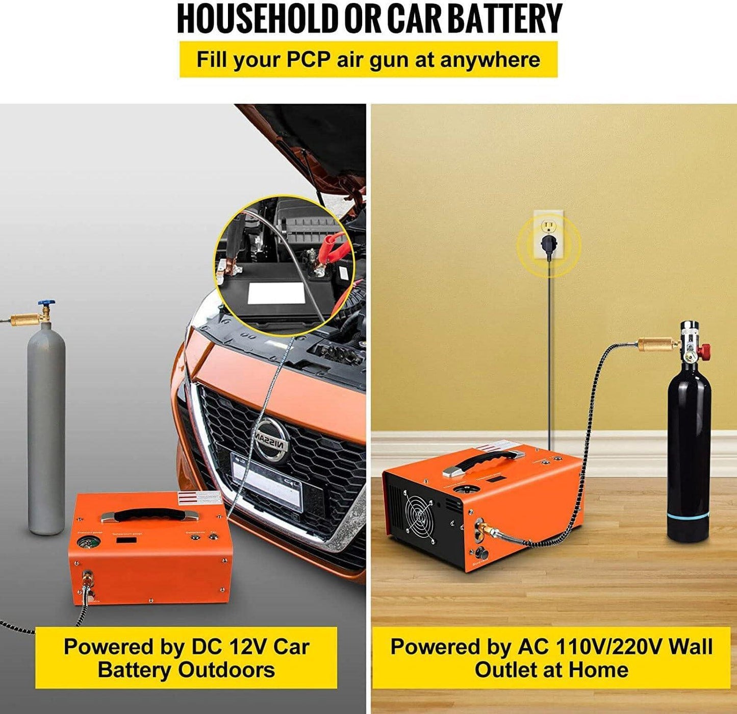 ZY® 12V / 240V COMPRESSOR (300 BAR) - AUTO SHUTOFF - NeonSales {{ shop.shopifyCountryName }}