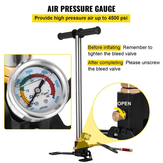 ZY® PCP HANDPUMP, 300 BAR W/ INLINE FILTER - NeonSales {{ shop.shopifyCountryName }}