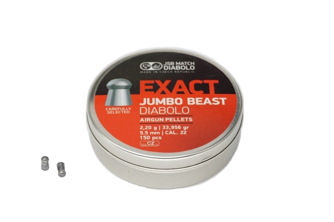 JSB 5.5MM EXACT JUMBO BEAST 33.95GR- 150'S